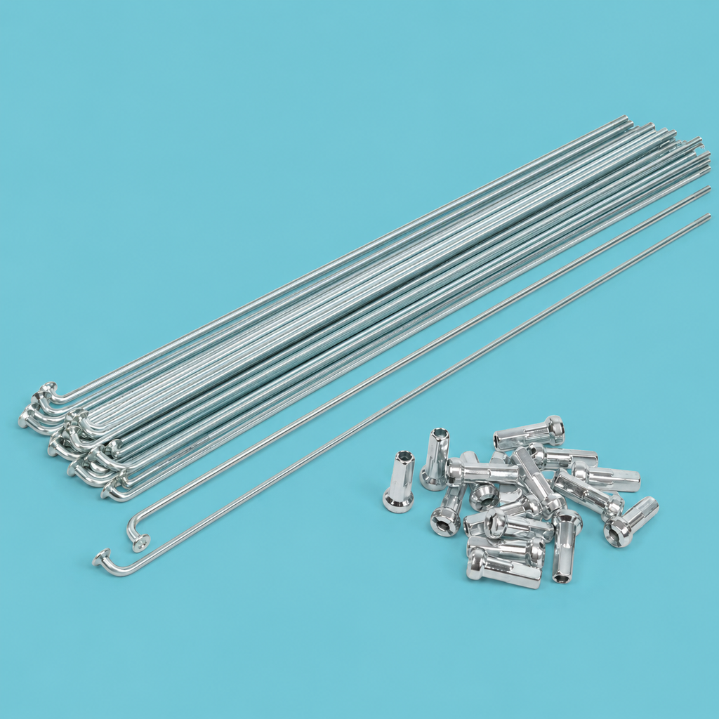 Raggi Bici 36 Pezzi con Nipless 2mm In Acciaio