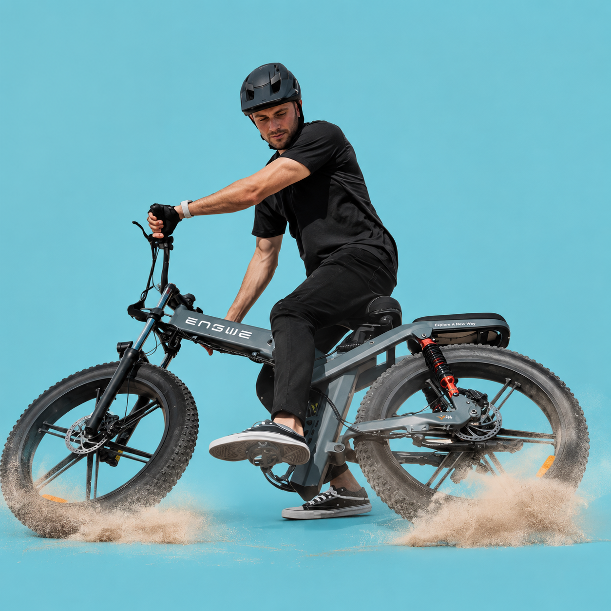 ebike fat bike ENGWE batteria singola X20