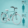 Bici trekking 28 alluminio personalizzabile verde shimano città