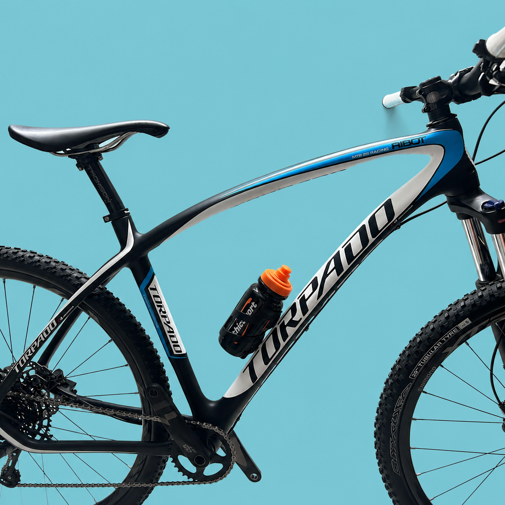 Bici mtb 29 Torpado Racing Ribot 12v in carbonio nero