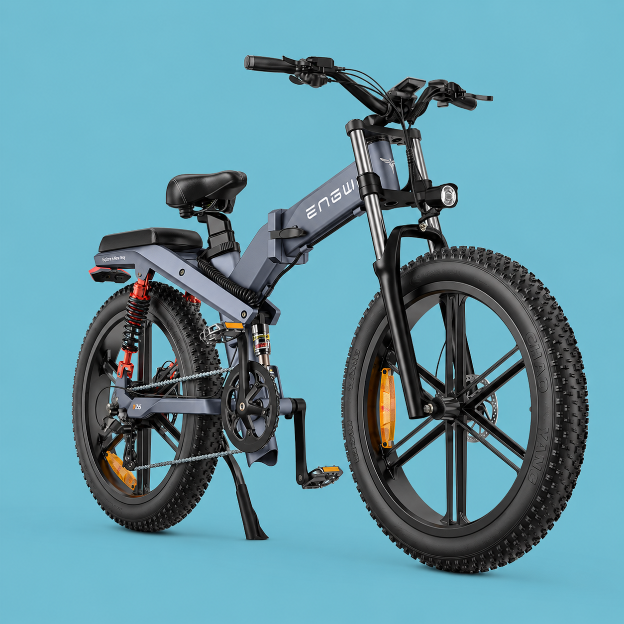 ebike fat bike ENGWE batterie doppie X26