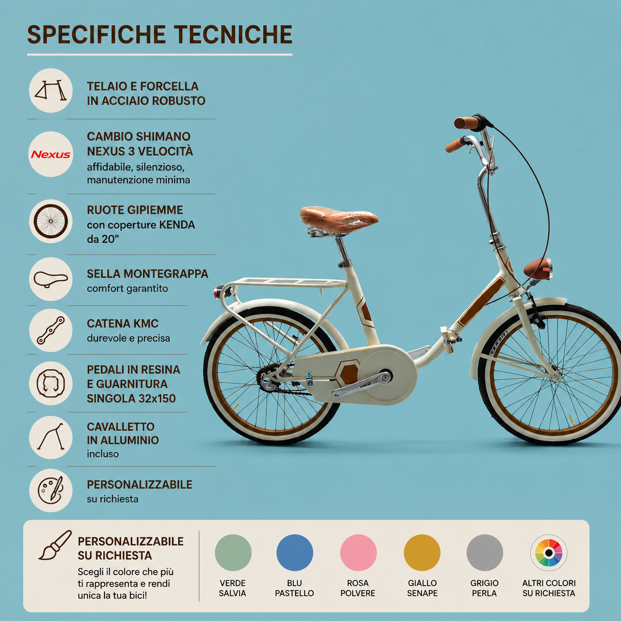 BII PIEGHEVOLE 20 SHIMANO