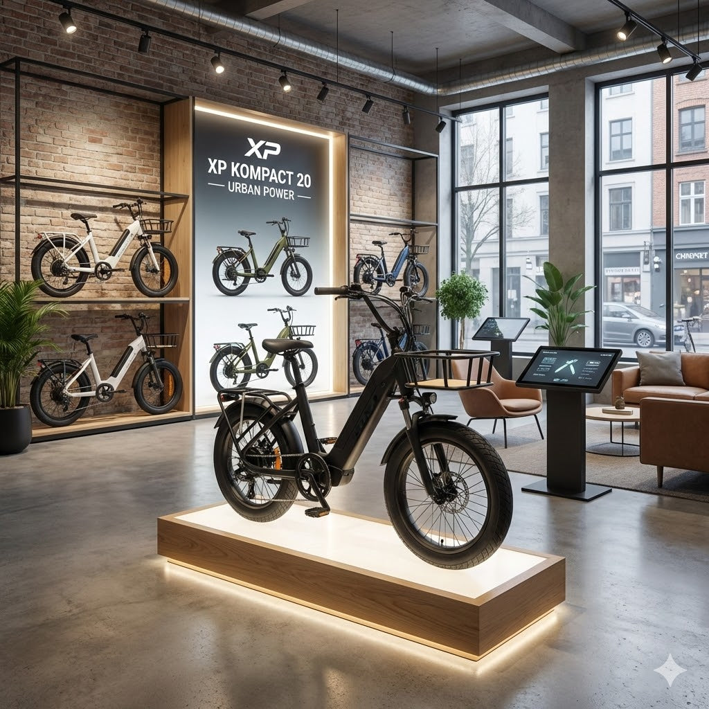 XP Bikes I-K Kompact 20+ - Ebike Pieghevole Compatta