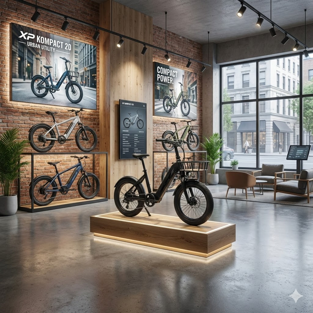 XP Bikes I-K Kompact 20+ - Ebike Pieghevole Compatta