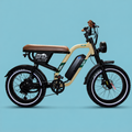Ebike Cafè Racer Stile Moped Vintage Urbana