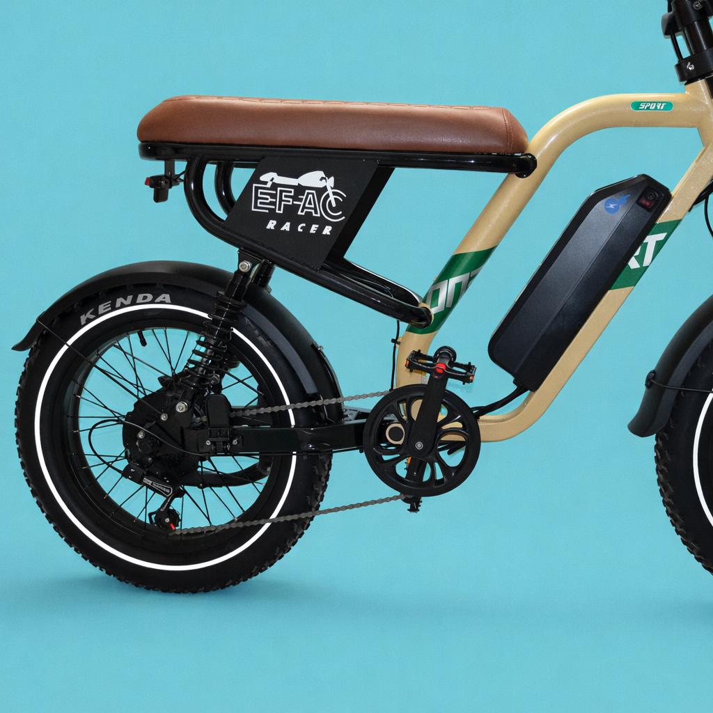 Ebike Cafè Racer Stile Moped Vintage Urbana