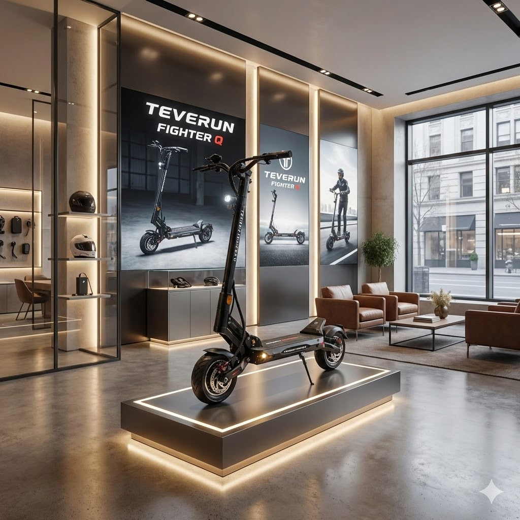 Teverun Fighter Q - Monopattino Elettrico Dual Motor 2500W