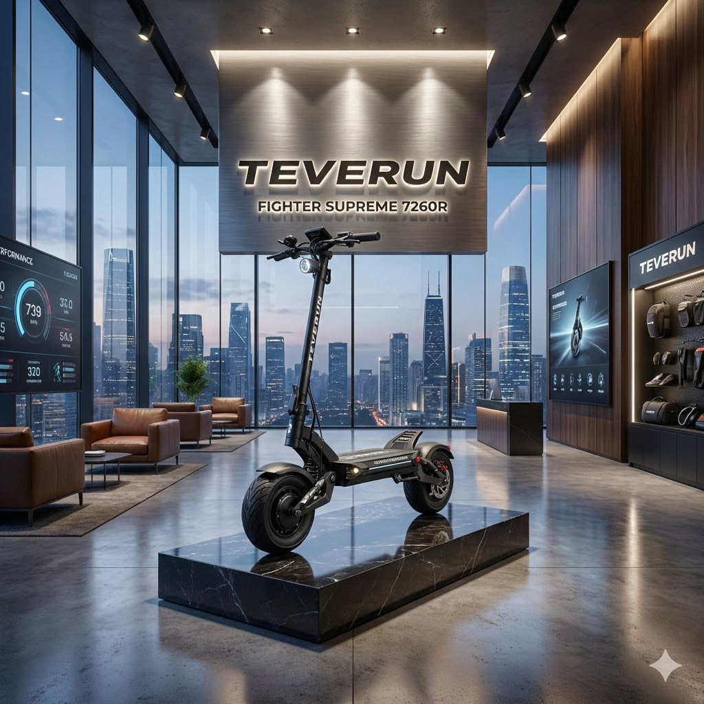 Teverun Fighter Supreme 7260R - Monopattino Elettrico 15000W