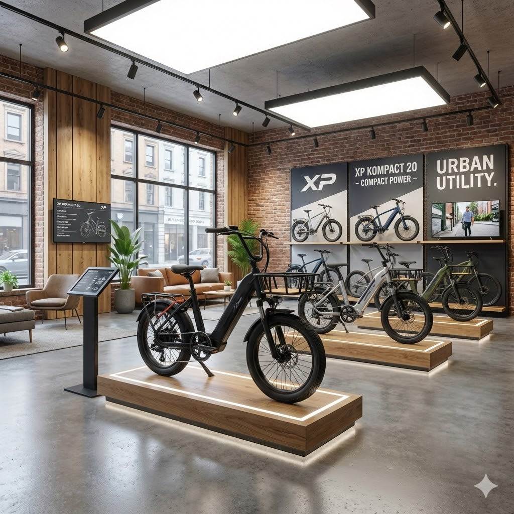 XP Bikes I-K Kompact 20+ - Ebike Pieghevole Compatta