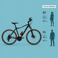 Bici 28 uomo nero marrone Shimano in alluminio personalizzabile