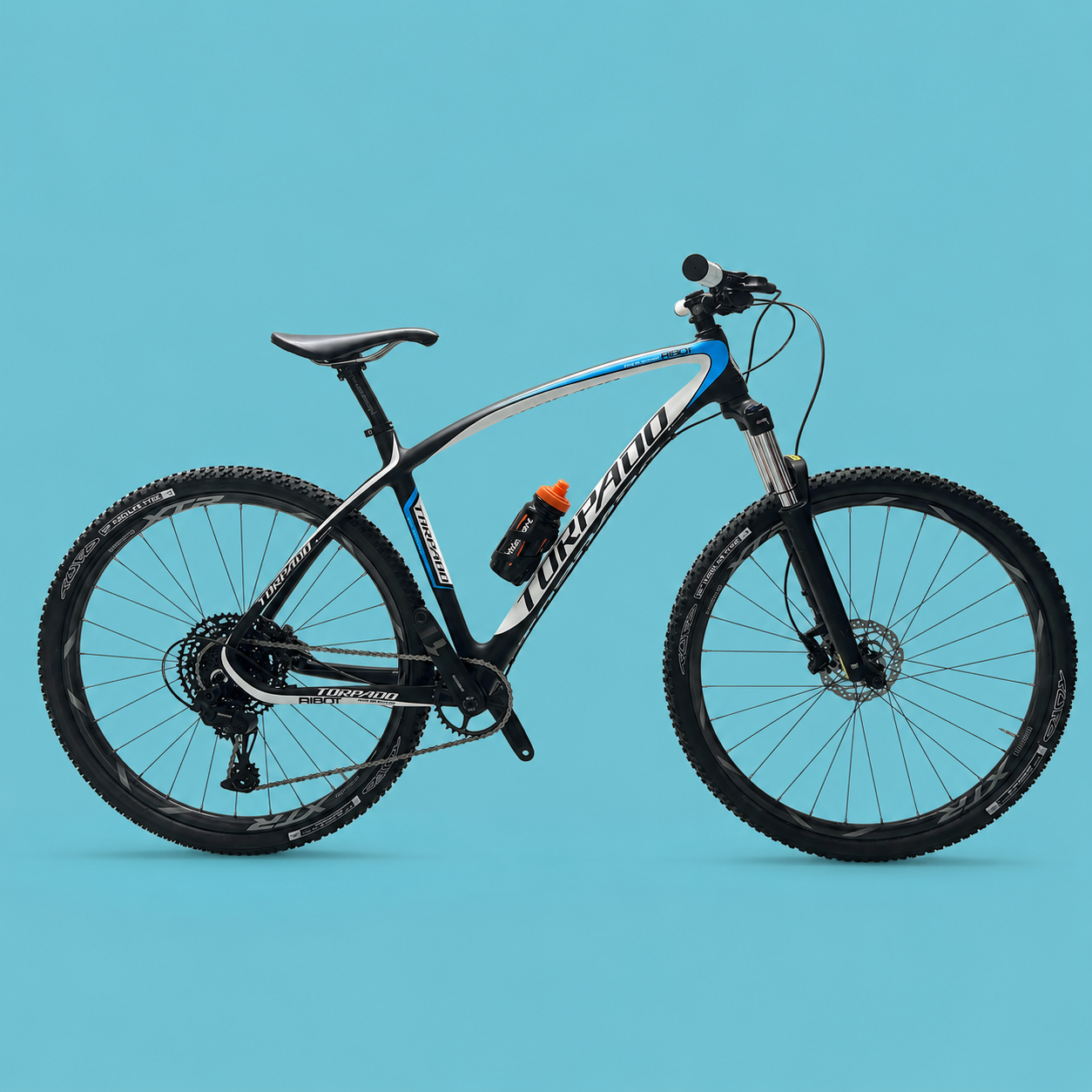 Bici mtb 29 Torpado Racing Ribot 12v in carbonio nero