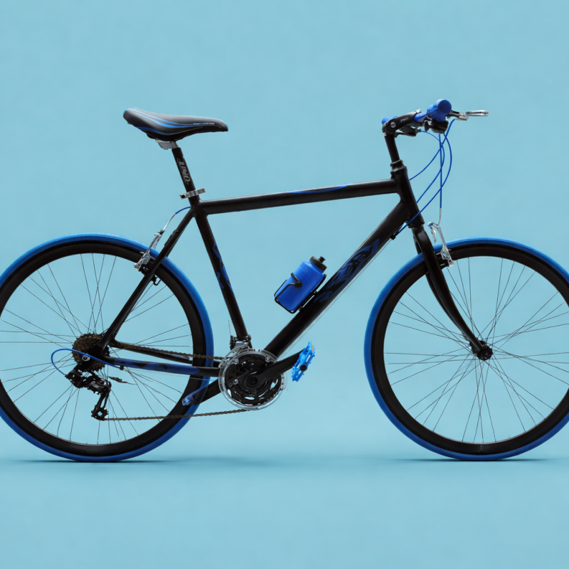 bici 28 corsa blu nero personalizzabile