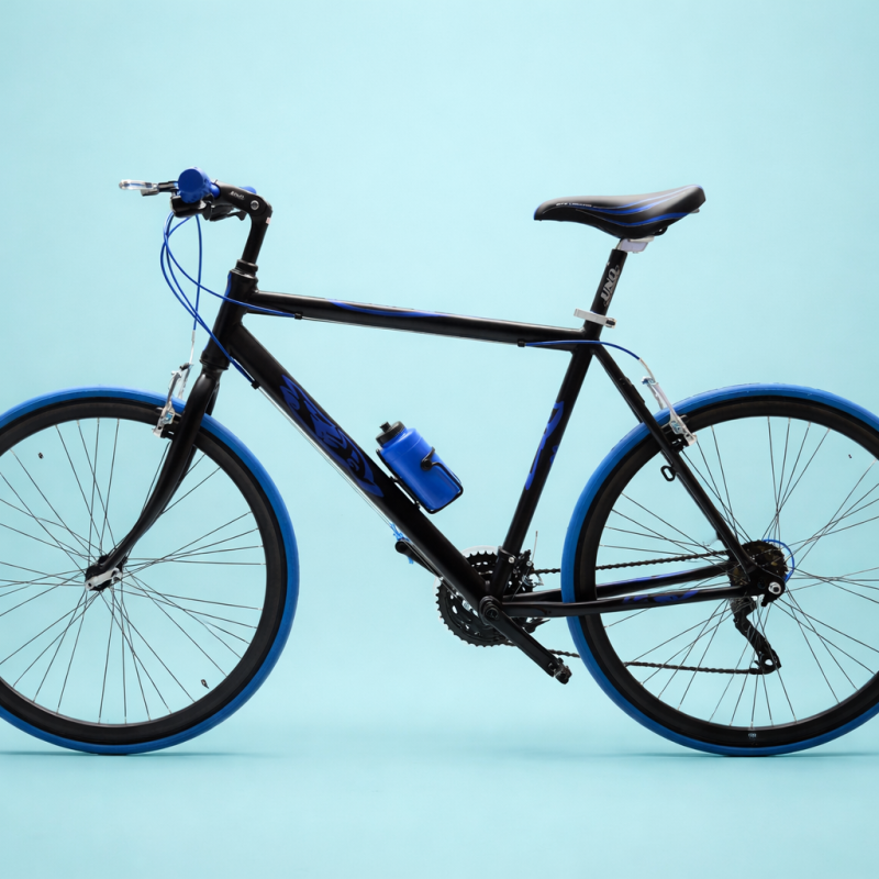 bici 28 corsa blu nero personalizzabile
