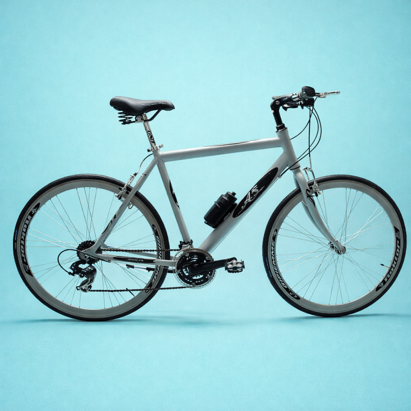 bici 28 uomo corsa Shimano alluminio grigio nero personalizzabile