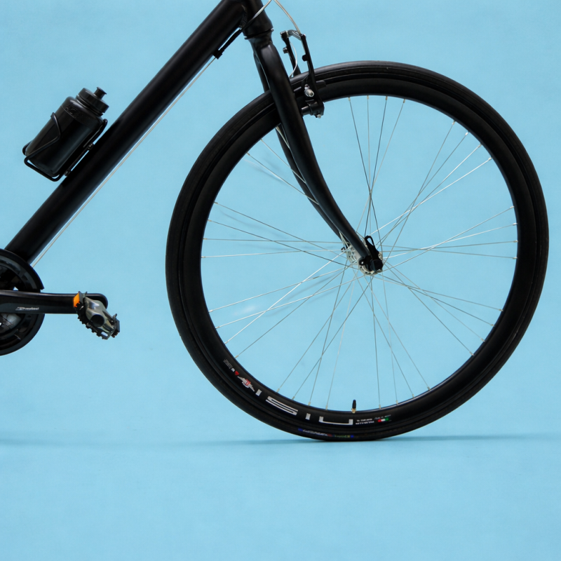bici corsa 28 uomo Shimano in alluminio nera personalizzabile