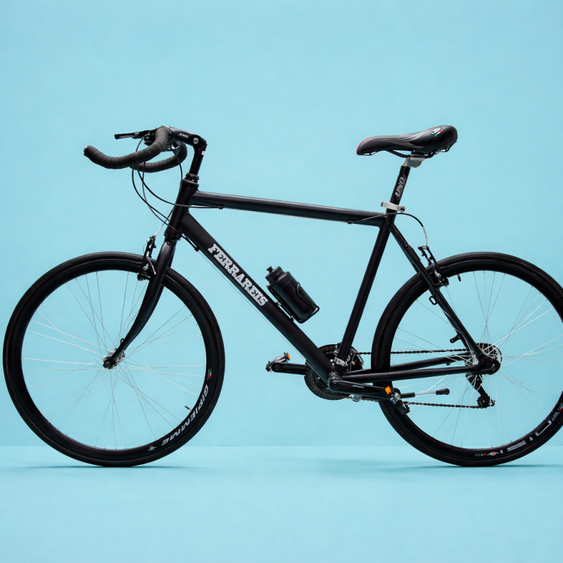 bici corsa 28 uomo Shimano in alluminio nera personalizzabile
