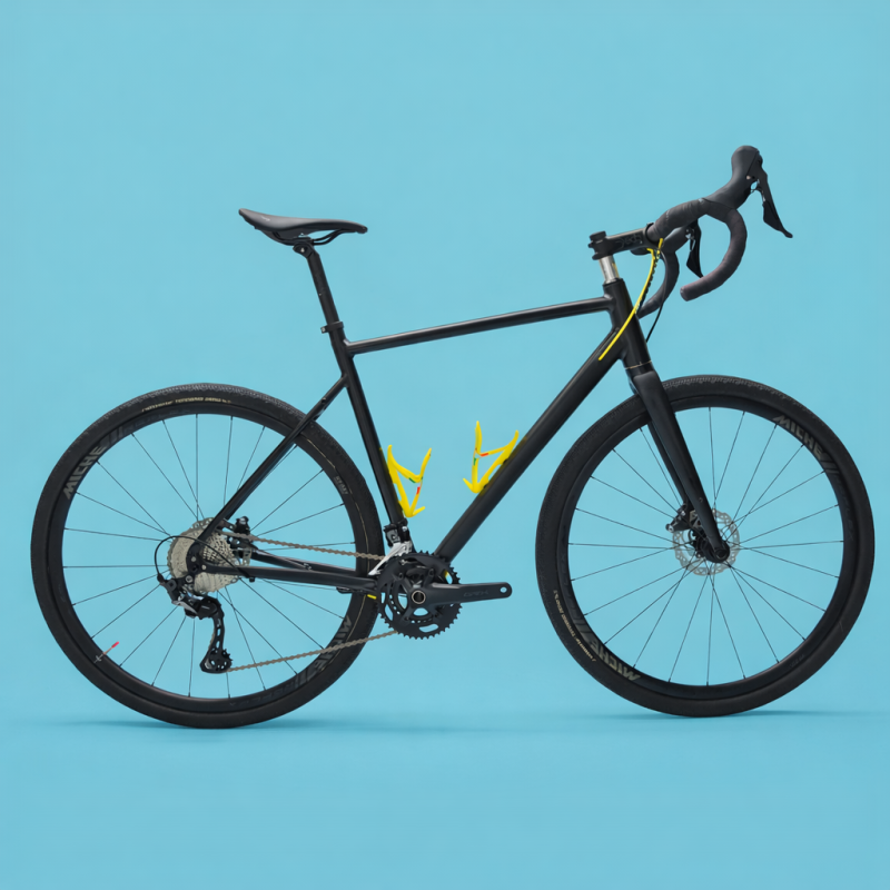 Bici corsa 28 uomo Shimano in alluminio nero personalizzabile