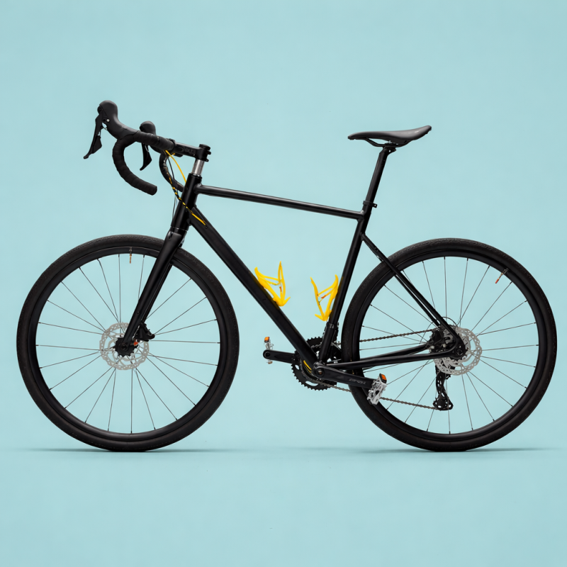 Bici corsa 28 uomo Shimano in alluminio nero personalizzabile