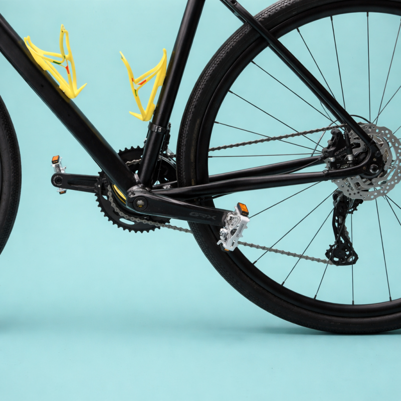 Bici corsa 28 uomo Shimano in alluminio nero personalizzabile