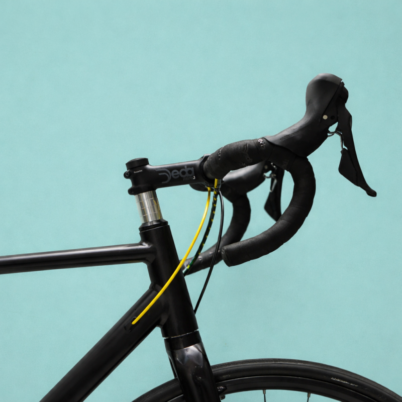 Bici corsa 28 uomo Shimano in alluminio nero personalizzabile