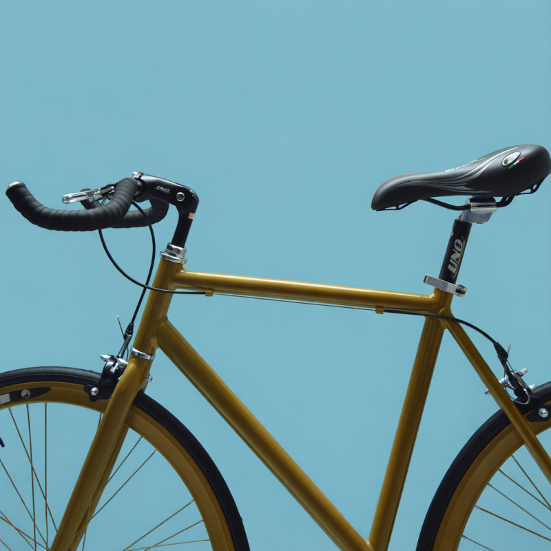 Bici fixed single speed 28 gold personalizzabile