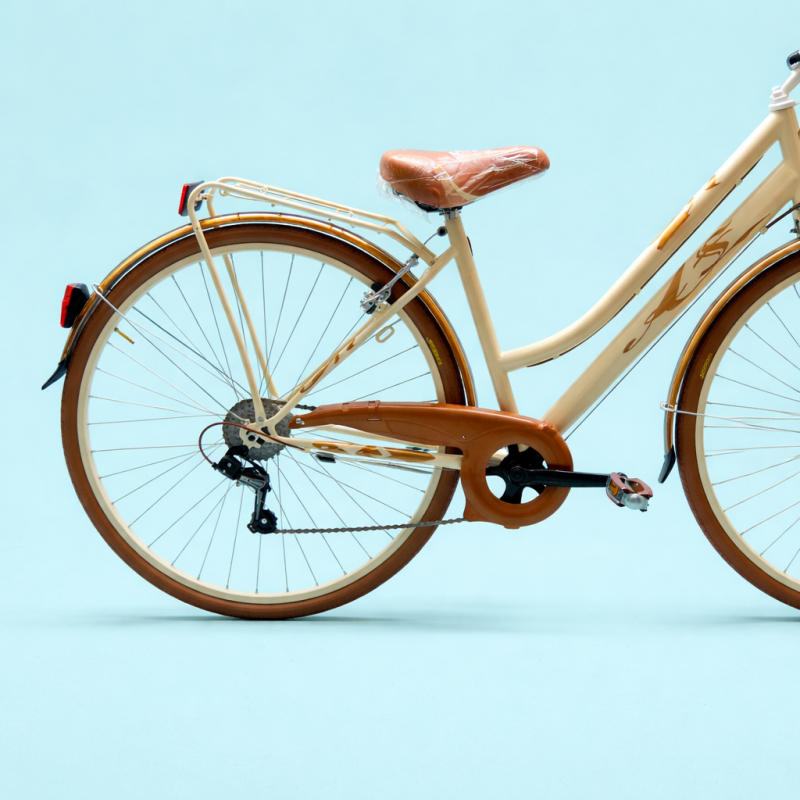 Bici trekking 28 donna marrone personalizzabile