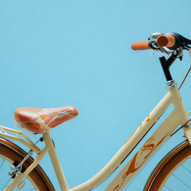 Bici trekking 28 donna marrone personalizzabile