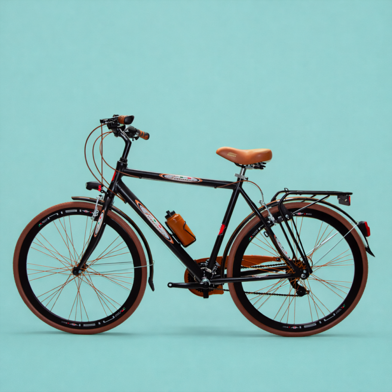 Bici trekking 28 uomo marrone personalizzabile
