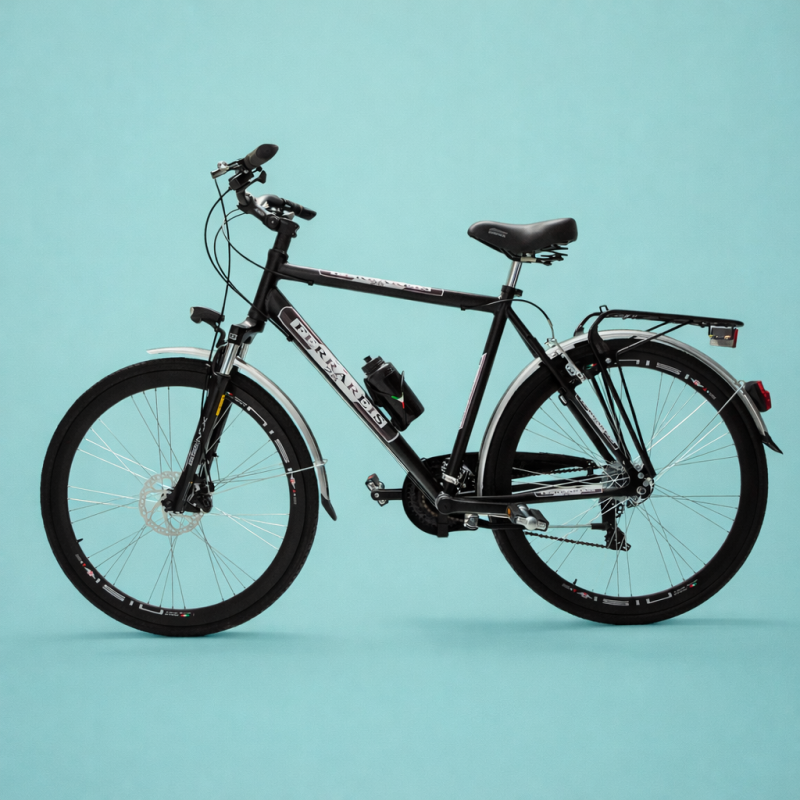Bici trekking 28 uomo nera personalizzabile