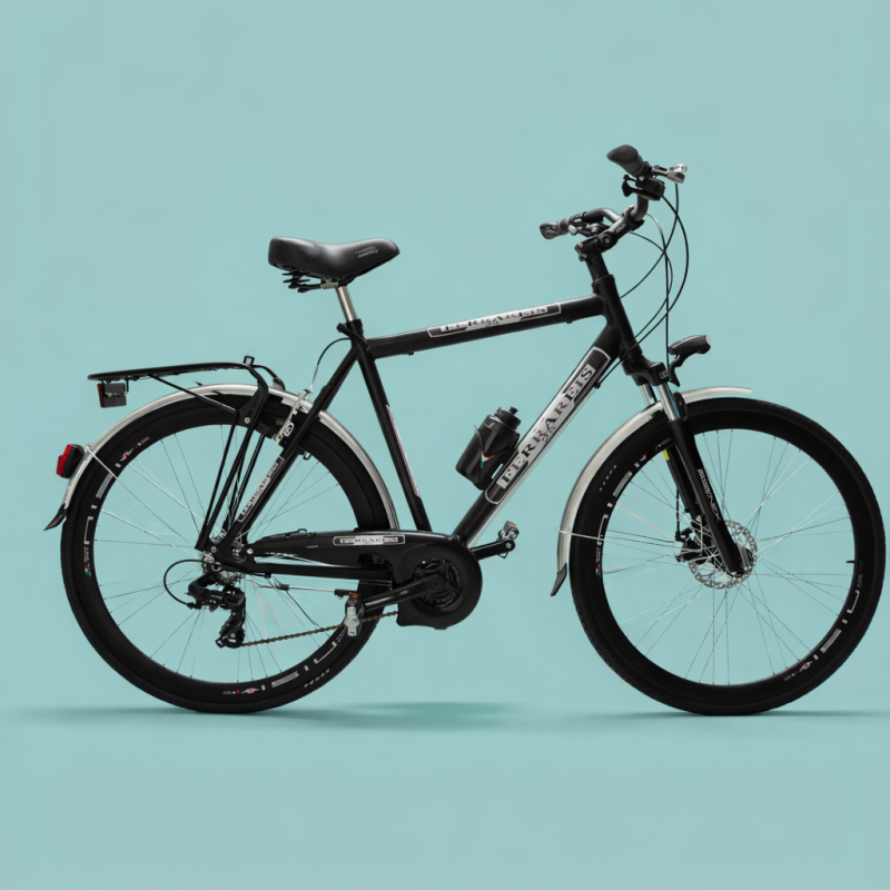 Bici trekking 28 uomo nera personalizzabile