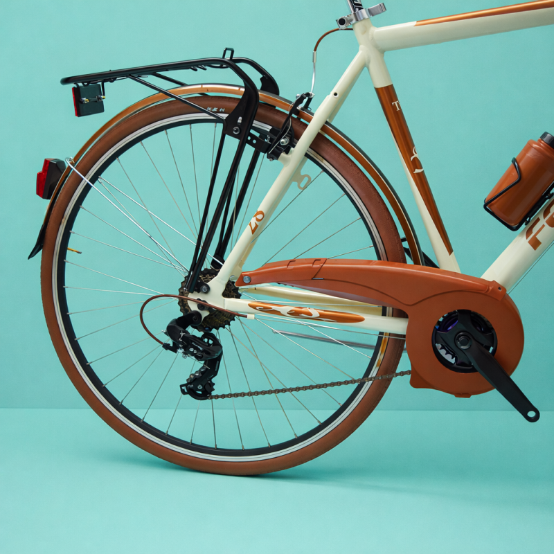 Bici trekking 28 uomo panna personalizzabile