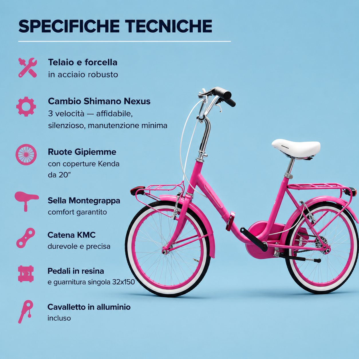 bici 20 pieghevole