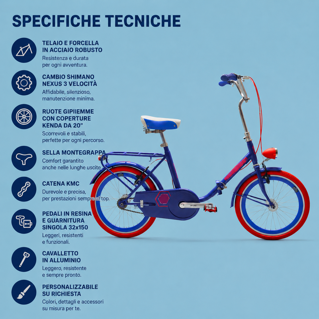 bicicletta 20 pieghevole