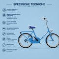 bici graziella 20 celeste