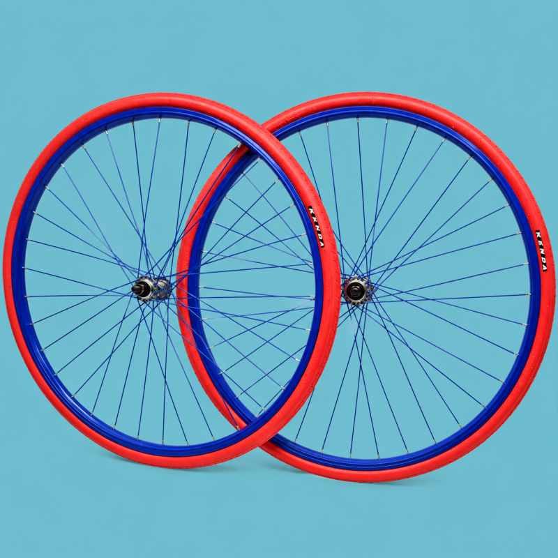 Cerchi 28 blu rosso