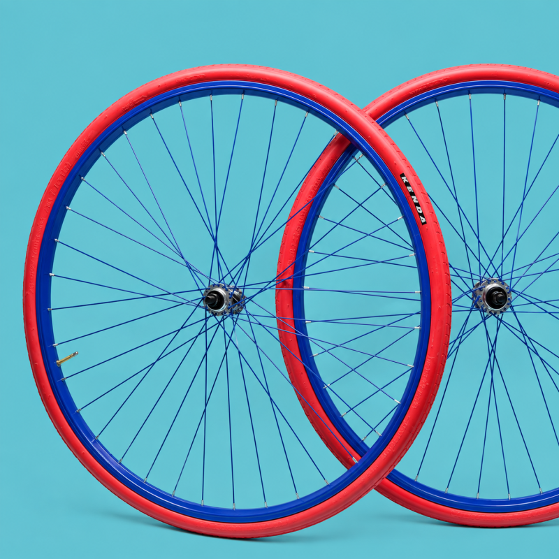 Cerchi 28 blu rosso