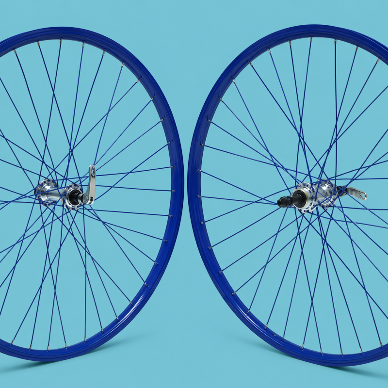 Cerchi 28x1.3/8-5/8 anteriore e posteriore blu 1 velocità personalizzabile
