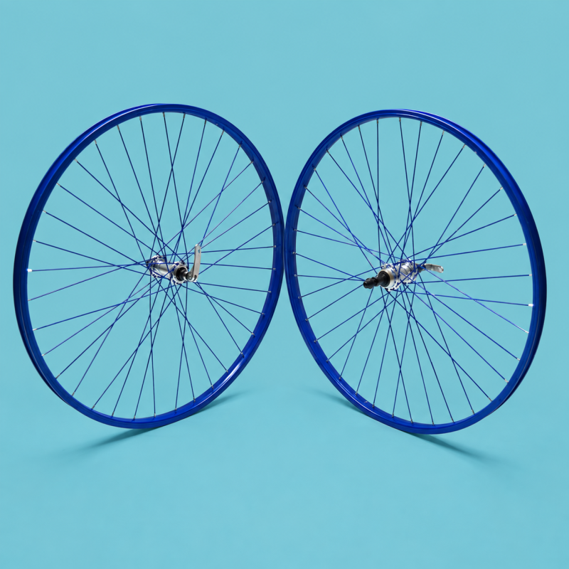Cerchi 28x1.3/8-5/8 anteriore e posteriore blu 1 velocità personalizzabile