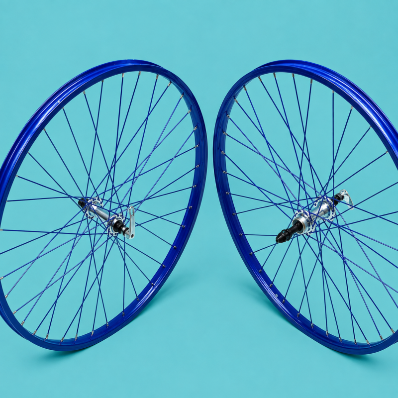 Cerchi 28x1.3/8-5/8 anteriore e posteriore blu 1 velocità personalizzabile