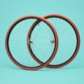 Cerchi 28x1.3/8-5/8 Anteriore E Posteriore Nero-Marrone 5V personalizzabile