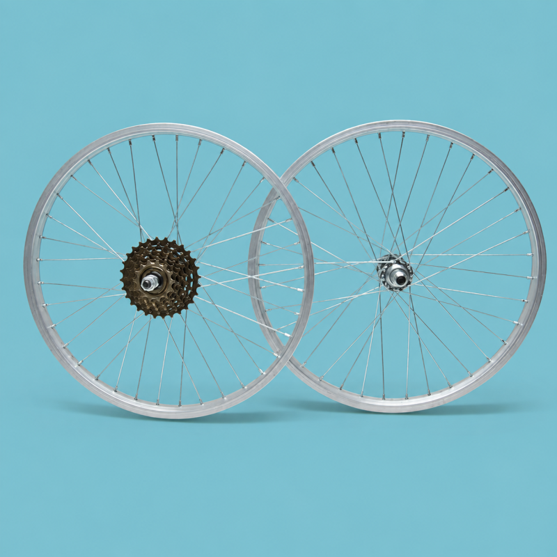 cerchi bici bicicletta 28 700x35 + pignone 7v personalizzabile