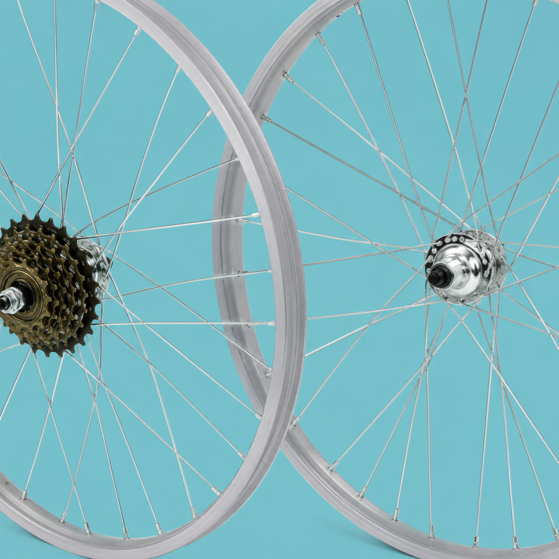 cerchi bici bicicletta 28 700x35 + pignone 7v personalizzabile