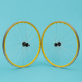 Cerchi mtb 26 7 v giallo personalizzabile