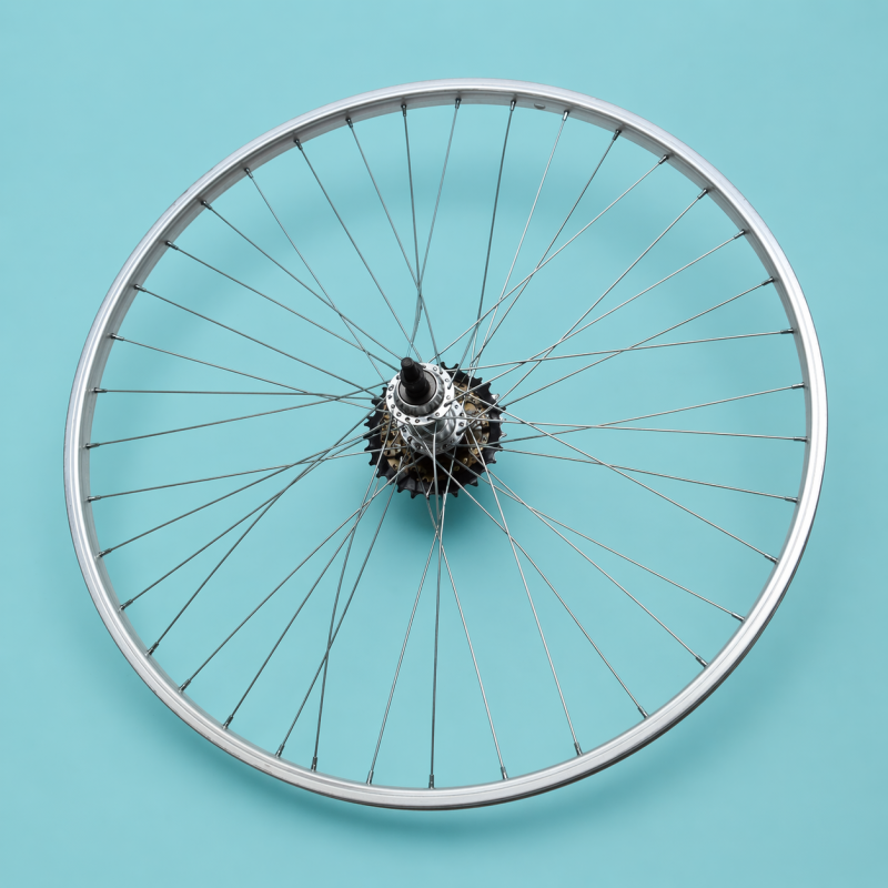 cerchio bici 28x1/38-15/8 posteriore 7 velocità con pignone