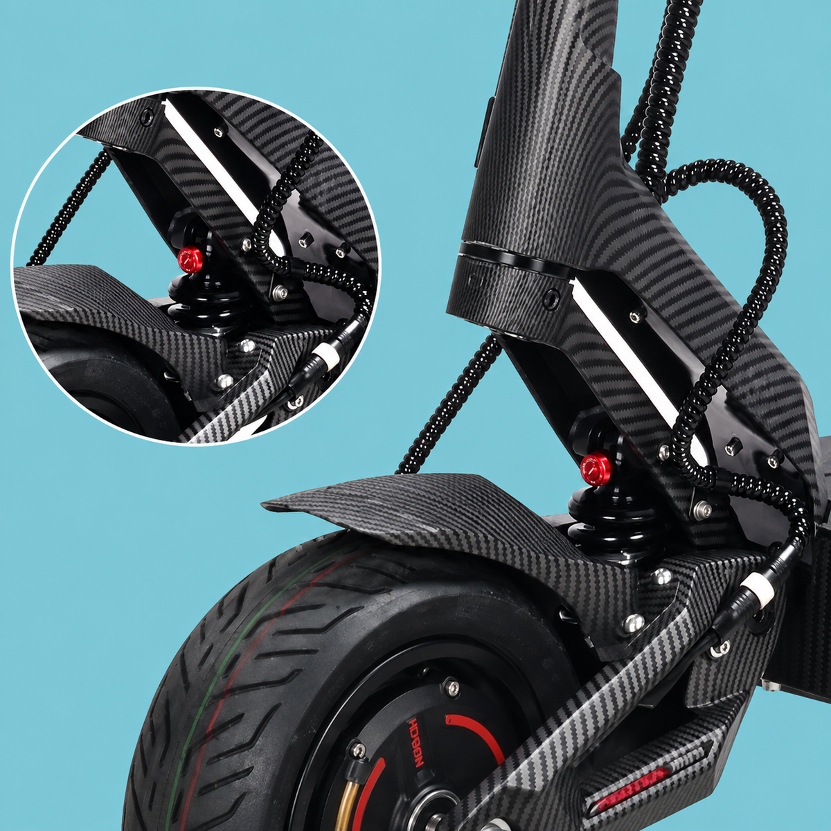 Teverun Fighter Mini Pro - Monopattino Elettrico 3300W BOSCH