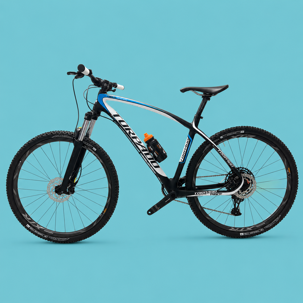 Bici mtb 29 Torpado Racing Ribot 12v in carbonio nero