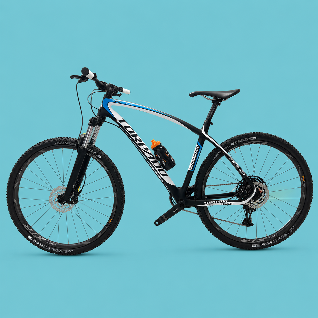 Bici mtb 29 Torpado Racing Ribot 12v in carbonio nero