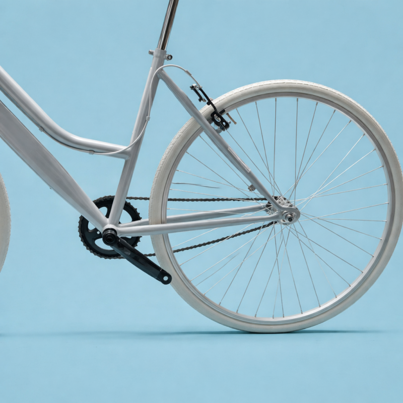 Fixed 28 bici donna single speed grigio personalizzabile