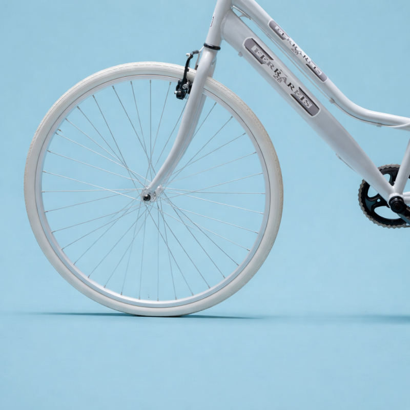 Fixed 28 bici donna single speed grigio personalizzabile