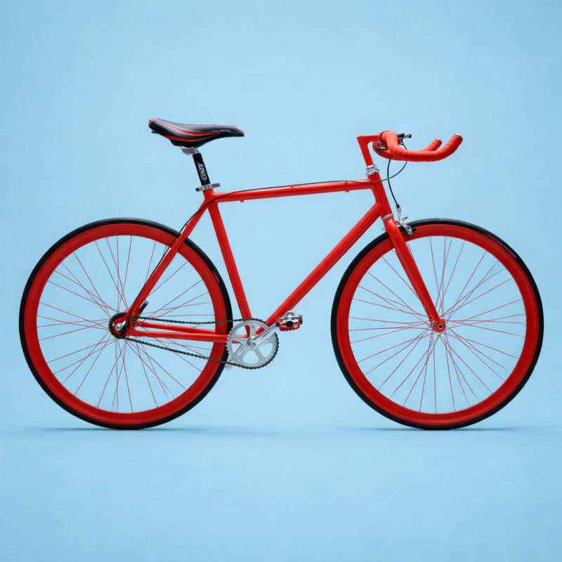 Fixed fixed gear bike bici 3v shimano nexus rossa personalizzabile